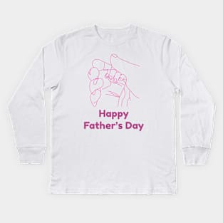 father's day Kids Long Sleeve T-Shirt